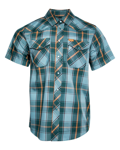 SILVERTON BAMBOO SHORT SLEEVE BUTTON UP - MENS